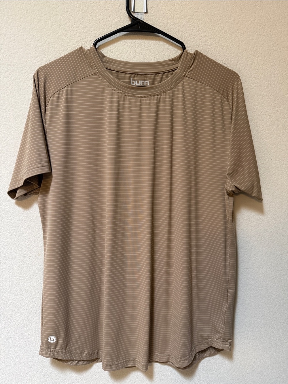 Burn Short-Sleeve Performance Tee in Tan